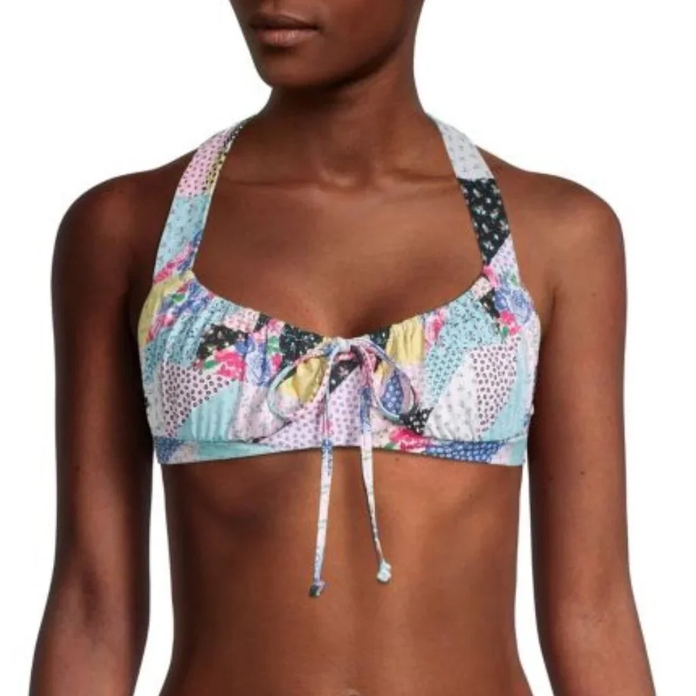 FRANKIES BIKINIS Bernie Printed Bikini Top